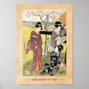 Cooler orientalischer japanischer Klassiker Poster