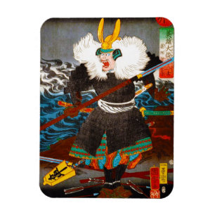 Cooler orientalischer japanischer legendärer magnet