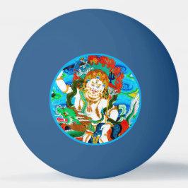 Cooler orientalischer Mandala Weißer Jambhala lebe Tischtennisball