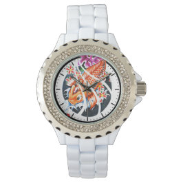 Cooler orientalischer Tätowierpinsel Armbanduhr