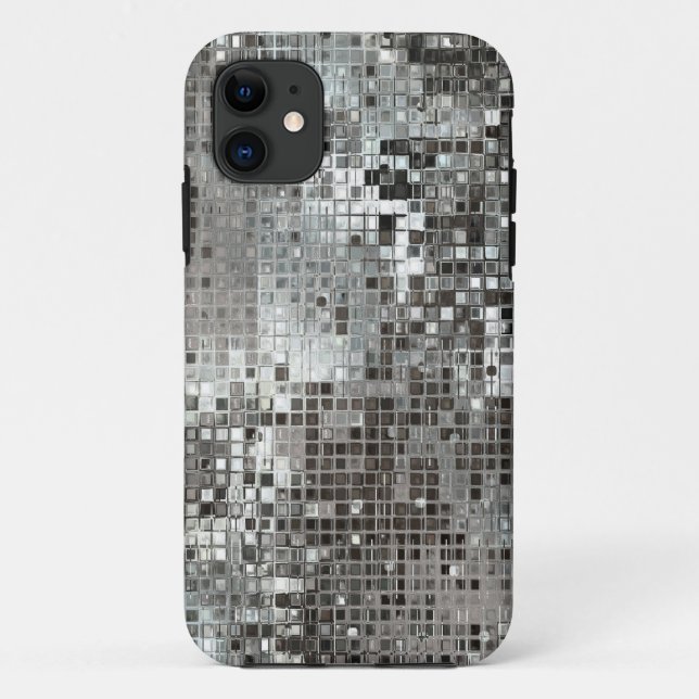 Cooler Pailetten Look Case-Mate iPhone Hülle (Rückseite)