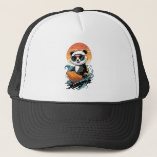 Cooler Panda-Bär Truckerkappe