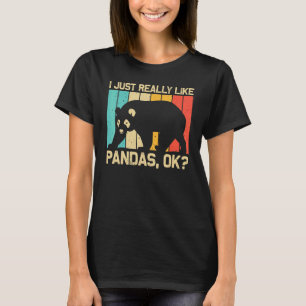 Cooler Panda Für Männer Frauen Panda Bär Tier Zo T-Shirt