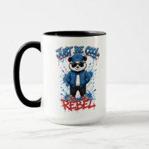 Cooler Panda-Rebell-Tasse