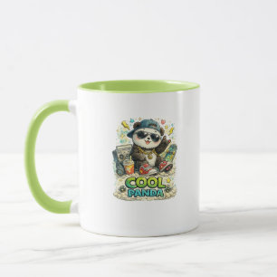 Cooler Panda-Skateboard-Kaffeebecher Tasse