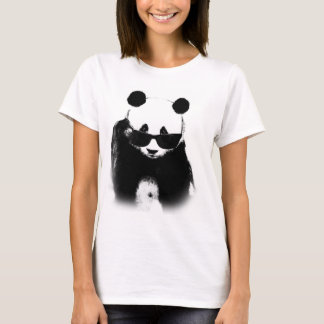 Cooler Panda-T - Shirt mit Sonnenbrille