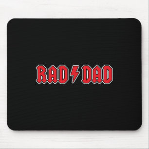 Cooler Papa Dad Vintage Rock And Roll Lustiger Vat Mousepad