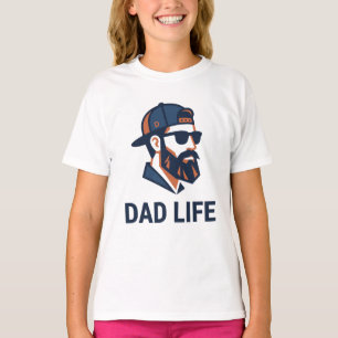 Cooler Papa mit Cap-Sonnenbrille T-Shirt