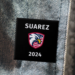 Cooler Patrioter Francis Suarez 2024 Eagle Button
