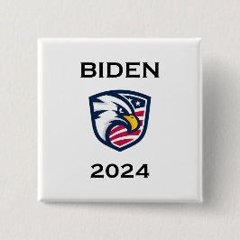 Cooler Patrioter Joe Biden 2024 Election Eagle Button