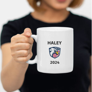 Cooler Patriotiker Nikki Haley 2024 Election Eagle Kaffeetasse