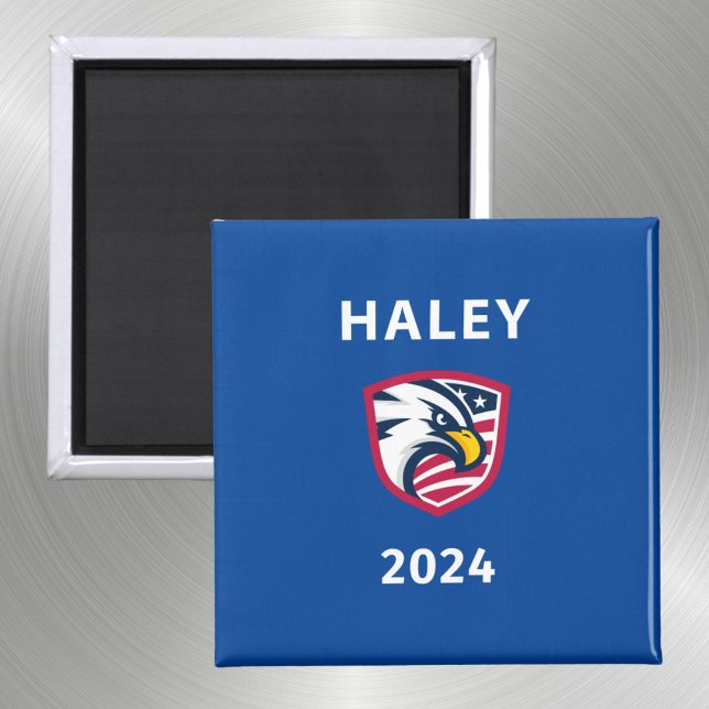 Cooler Patriotiker Nikki Haley 2024 Election Eagle Magnet (Von Creator hochgeladen)