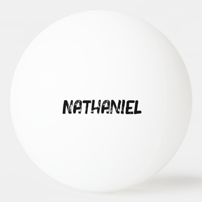 Cooler Personalisierter Schriftart Tischtennisball (Vorderseite)