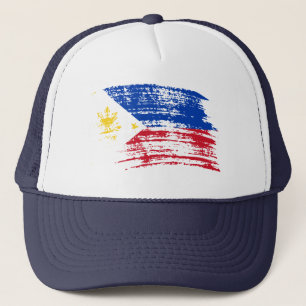 Cooler philippinischer Flaggenentwurf Truckerkappe