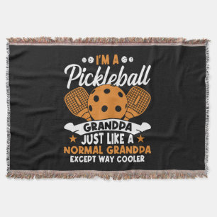 Cooler Pickleball-Opa-Spieler Decke