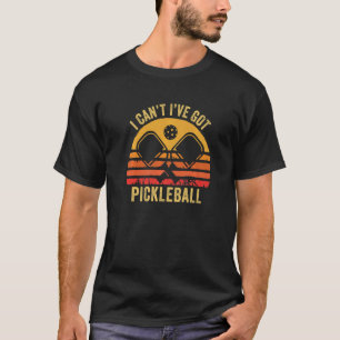 Cooler Pickleball-Trainer Lustiger Spruch Ich kann T-Shirt
