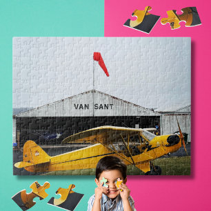 Cooler Pilot-Flugzeug-Foto-Familiennacht individue
