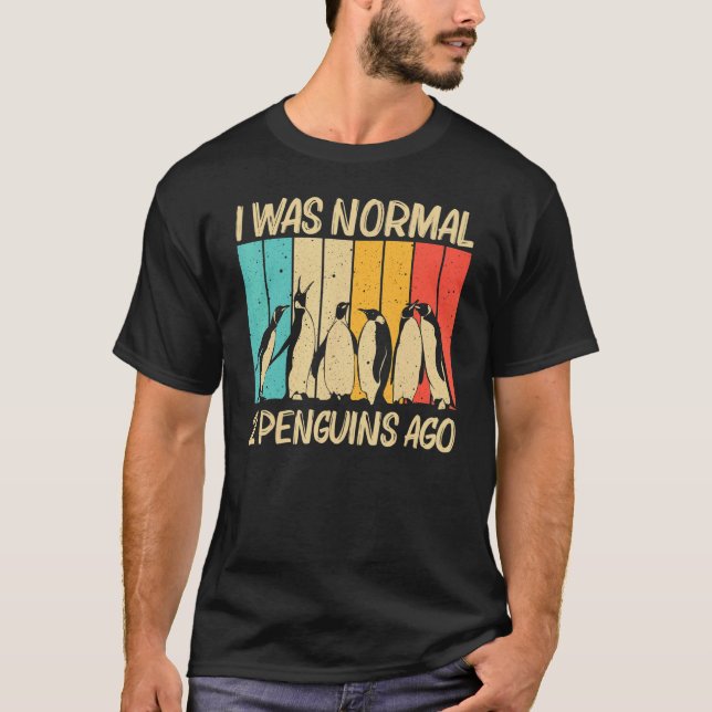 Cooler Pinguin für Damen und Herren Kaiser Pinguin T-Shirt (Vorderseite)