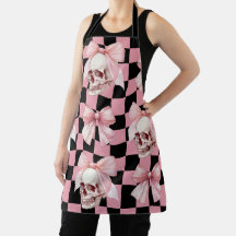 Cooler pinker Küchen-Skelett-Halloween