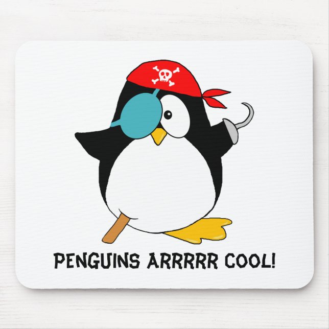 Cooler PiratPenguin Mousepad (Vorne)