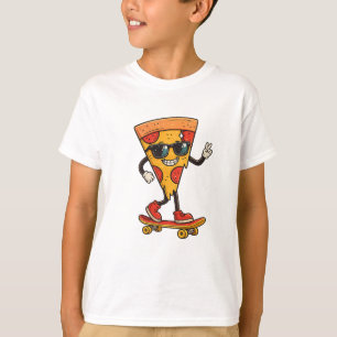 Cooler Pizza Skater T-Shirt