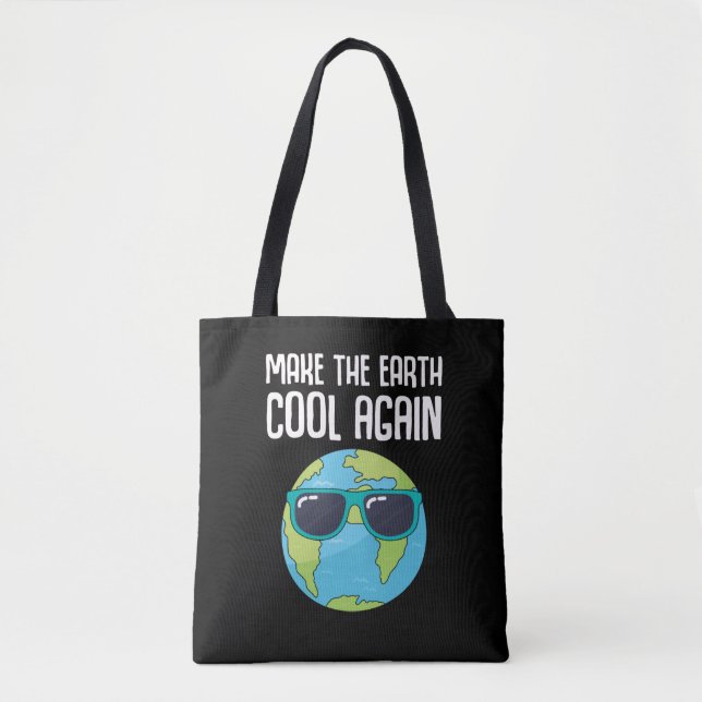 Cooler Planet zum Erden Gerettet Umwelt Tasche (Vorderseite)