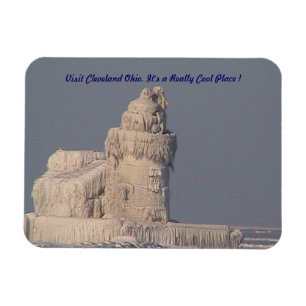 Cooler Platzmagnet Clevelands OH- wirklich Magnet