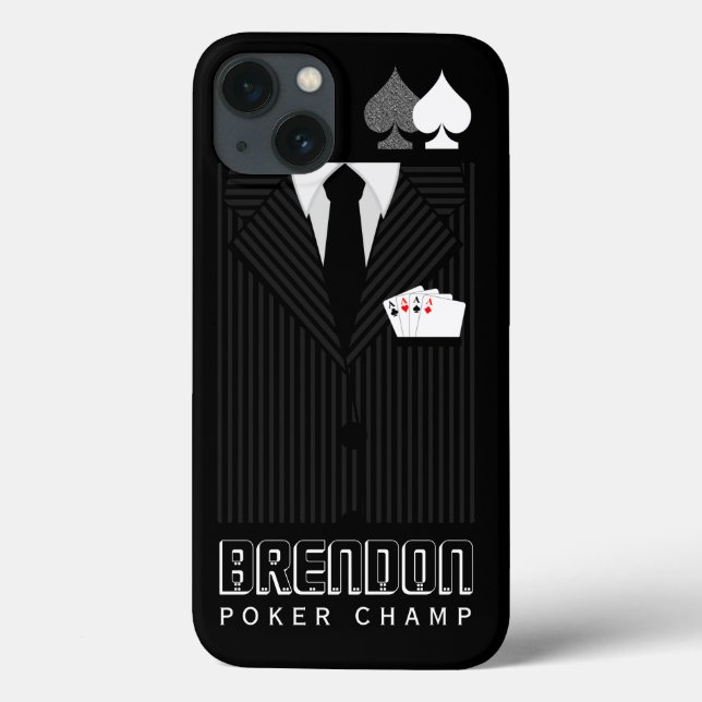 Cooler Poker Pinacoteca comunale Casino Anzug Case-Mate iPhone Hülle (Rückseite)