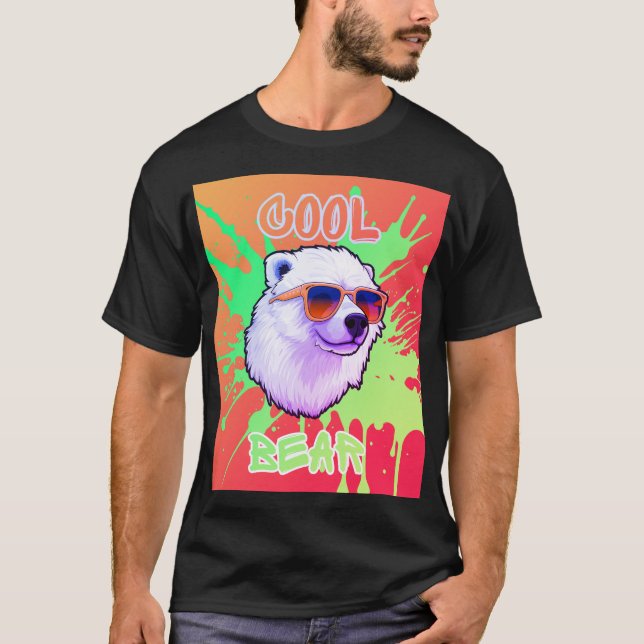 Cooler Polar Bear Vibes T-Shirt (Vorderseite)