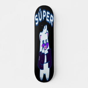Cooler Polarbär Skateboard