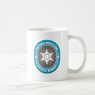 Cooler Polizei-Offizier-Verein Kaffeetasse