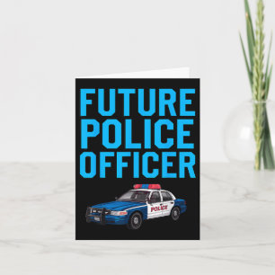 Cooler Polizeibeamter Design für Kleinkinder C Karte