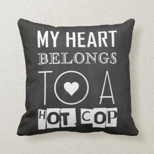 COOLER POLIZEIBEAUFTRAGTER TYPOGRAPHY GIFY "HOT PO KISSEN