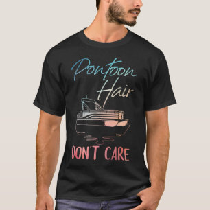 Cooler Pontoonboot Pontoonboot-Kapitän T-Shirt