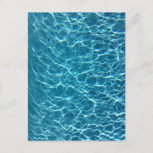 Cooler Pool Wasserpostkarte Postkarte