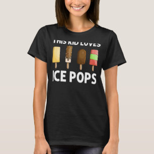Cooler Pop für Kleinkinder Eiskrempel gefroren T-Shirt