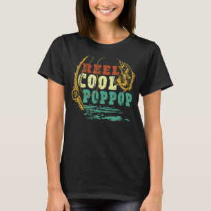 Cooler Pop Pop Vintag Fischfang Großfischer T-Shirt