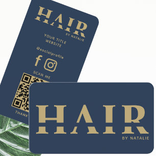 Cooler QR-Code Haarstylist Kosmetologie Beruflich Visitenkarte