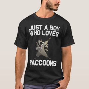 Cooler Raccoon für Jungen Kinder Mülleimer Panda T T-Shirt