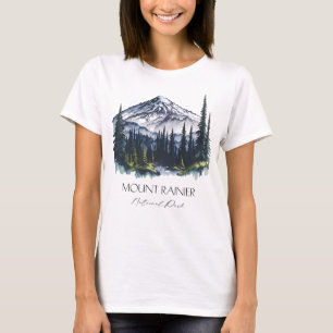 Cooler Rainier Nationalpark California T-Shirt