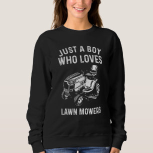 Cooler Rasenmäher für Jungen Kinder Rasenmäher Sweatshirt