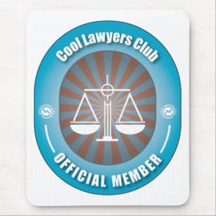 Cooler Rechtsanwalt-Verein Mousepad