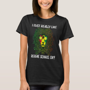 Cooler Reggae für Männer Frauen Jamaican Music Gen T-Shirt
