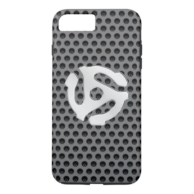 COOLER Retro-Chrome wie 45 Distanz DJ Print Case-Mate iPhone Hülle (Rückseite)
