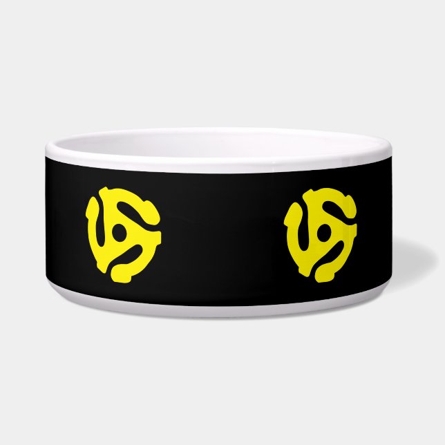 COOLER Retro-Gelb-45-DistanzdJ Napf (Vorderseite)