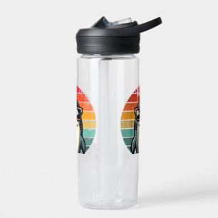 Cooler Retro-Hai in Sonnenbrille 70er 80er 90s Fun Trinkflasche