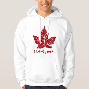 Cooler Retro KanadaHoodie bin ich nicht traurige Hoodie