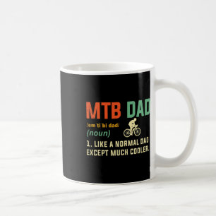 Cooler Retro-Stil Mountainbike-Dad-Geschenke Mtb F Kaffeetasse