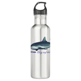 Cooler Riffhai Edelstahlflasche