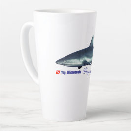 Cooler Riffhai Milchtasse